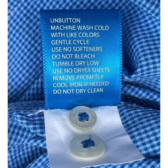 NEW! SOUTHERN TIDE Marlin Check Fishing Shirt in Royal Blue - Small - Picture 8 of 12